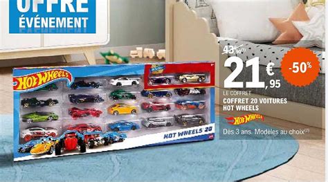 COFFRET 20 VOITURES HOT WHEELS au meilleur prix